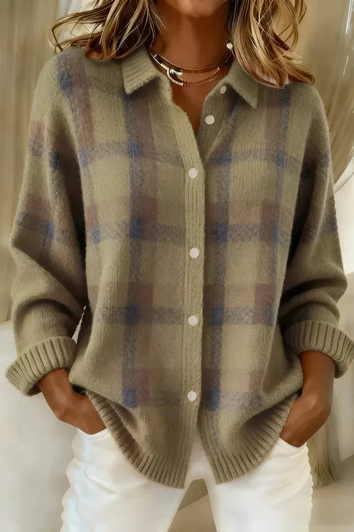 Button-Front Longline Cardigan