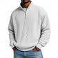 Ribbed Quarter-Zip Pullover
