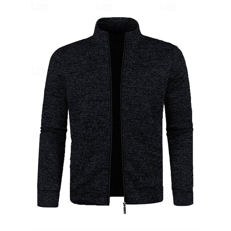 Full-Zip Stand Collar Jacket