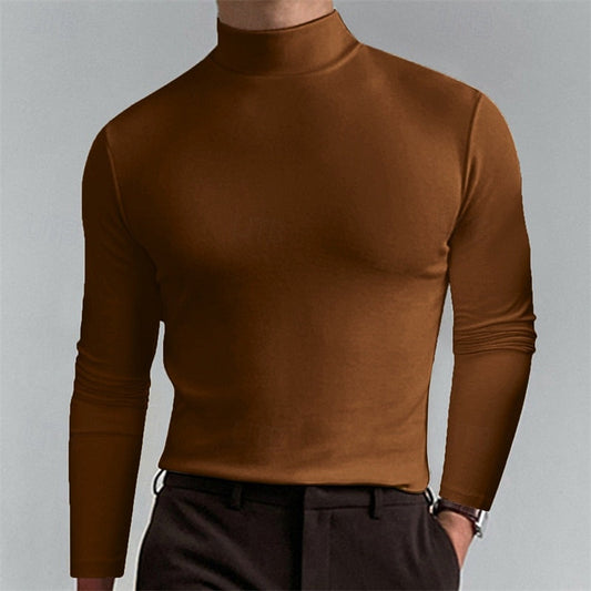 Refined Mock-Neck Turtleneck