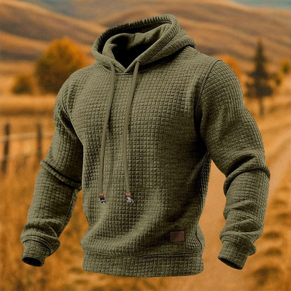 Textured Pullover Hoodie