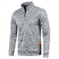 Quarter-Zip Textured Pullover Sweater