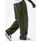 Ribbed Straight-Leg Pants