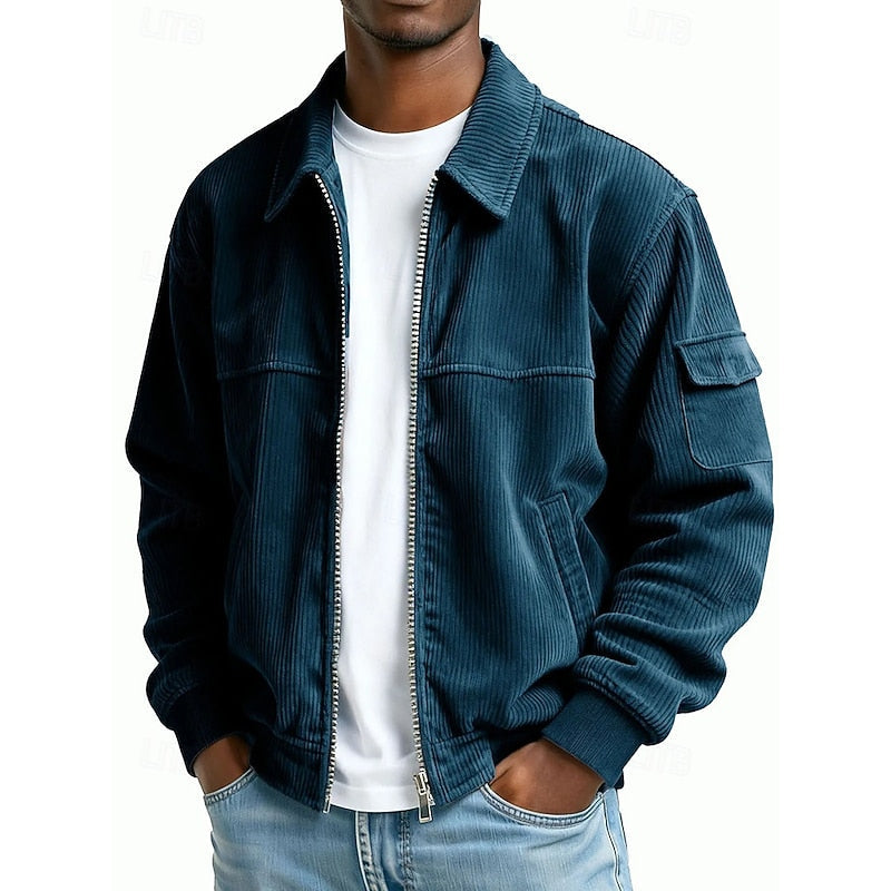 Ribbed Textured Jacket