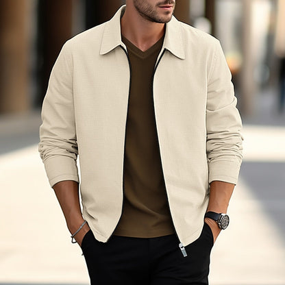 Lightweight Textured Overshirt