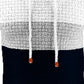 Color-Block Textured Hoodie
