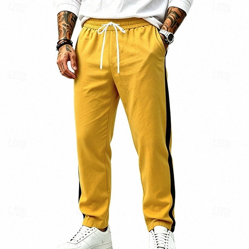 Relaxed Side-Stripe Sweatpants