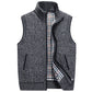 Stand-Collar Zip-Up Gilet