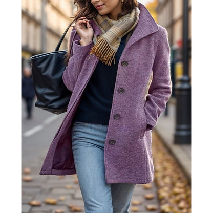 Timeless Turndown Collar Coat