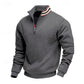 Quarter-Zip Stand-Collar Pullover