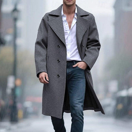 Tailored Long Overcoat