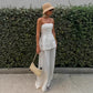Zyra - Linen Set Elegant Off-White