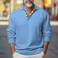 Polo-Collar Sweatshirt