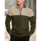 Textured Quarter-Zip Sweatshirt