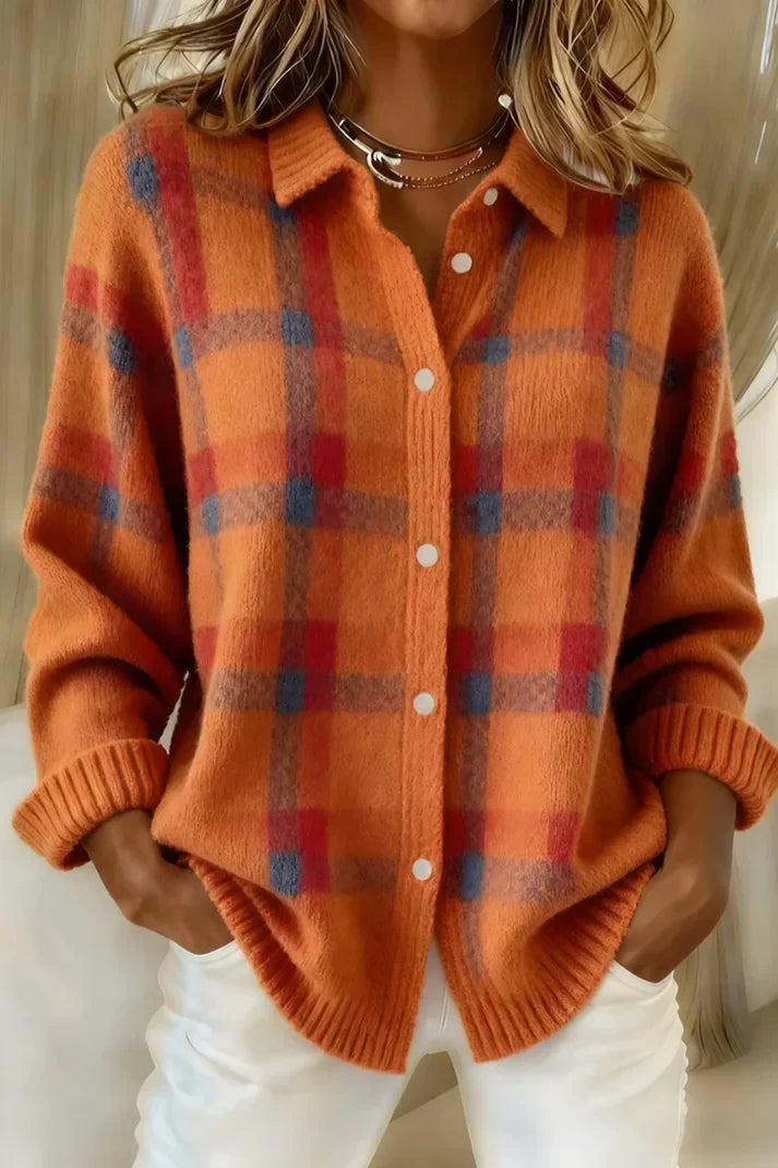 Button-Front Longline Cardigan