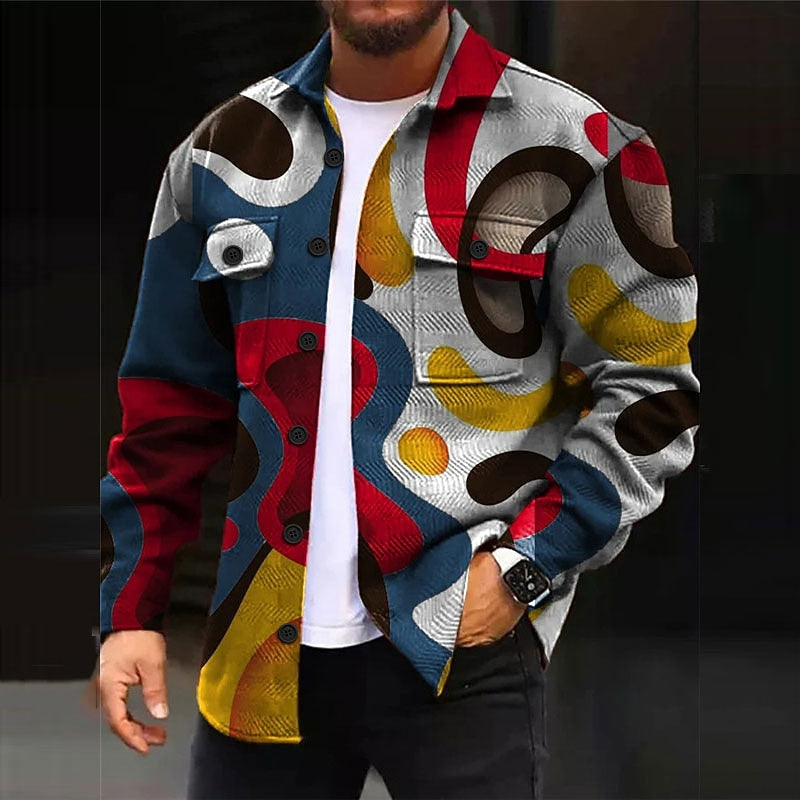 Patterned Overshirt