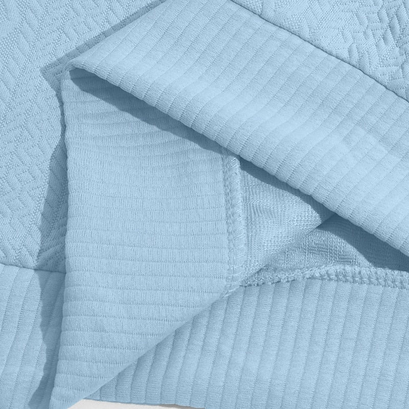 Textured Quarter-Zip Pullover