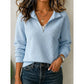 Textured Quarter-Zip Pullover