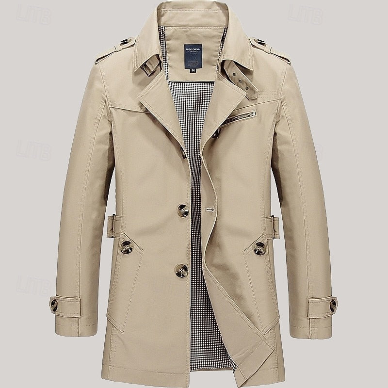 Single-Breasted Trench Coat