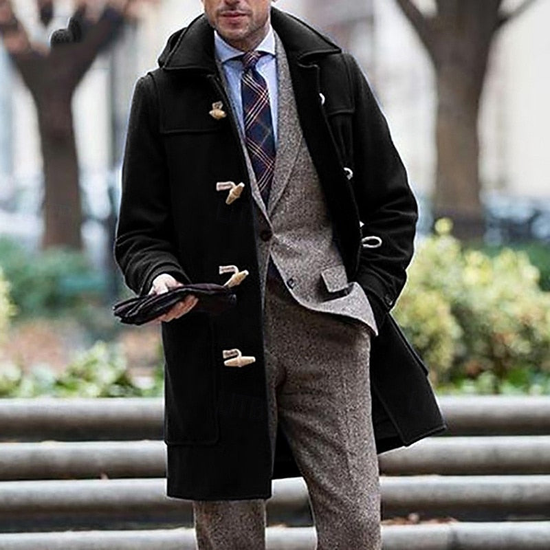 Hooded Toggle Overcoat
