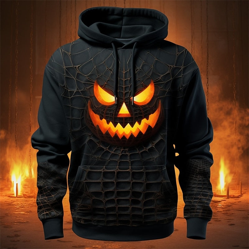 Halloween Graphic Hooded Sweatshirt