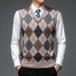Argyle V-Neck Sweater Vest