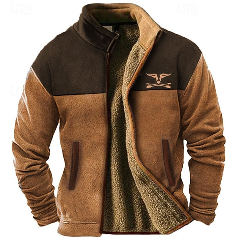 Two-Tone Fleece Jacket