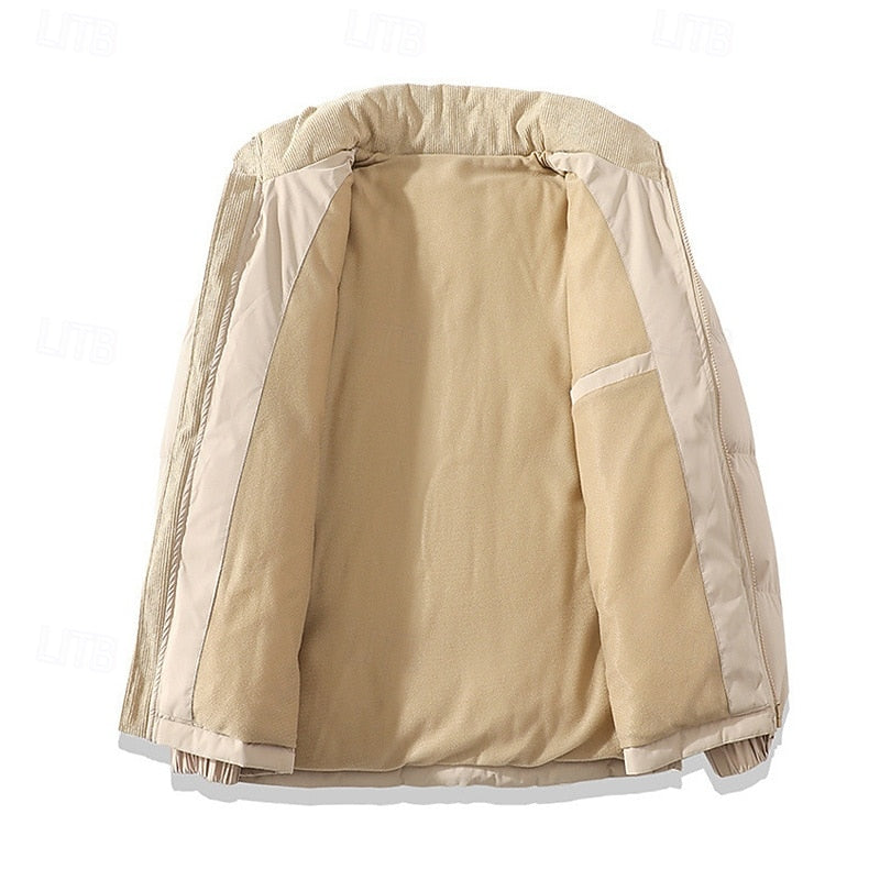 Insulated Stand-Collar Puffer Jacket