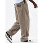Ribbed Straight-Leg Pants