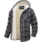 Hooded Check Overshirt