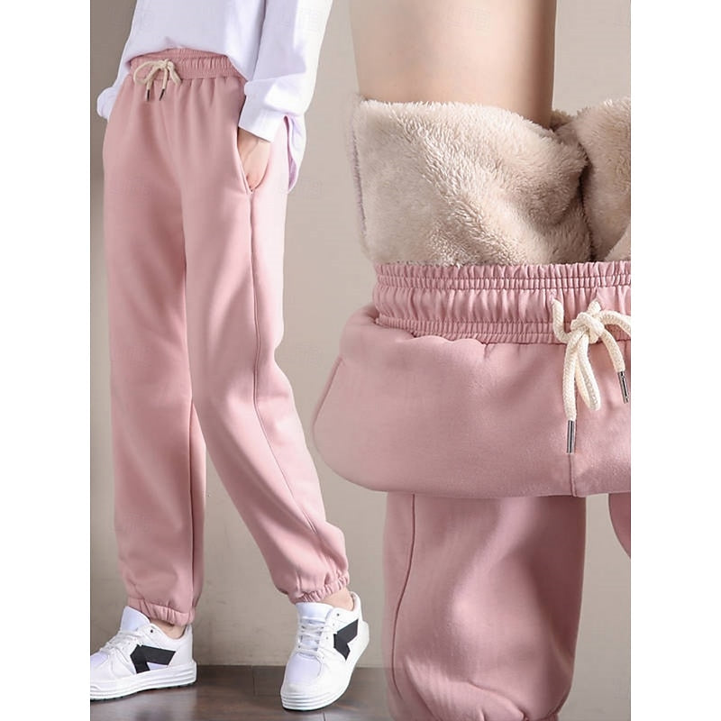 High-Waisted Relaxed Fit Joggers