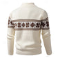 Fair Isle Zip-Up Cardigan