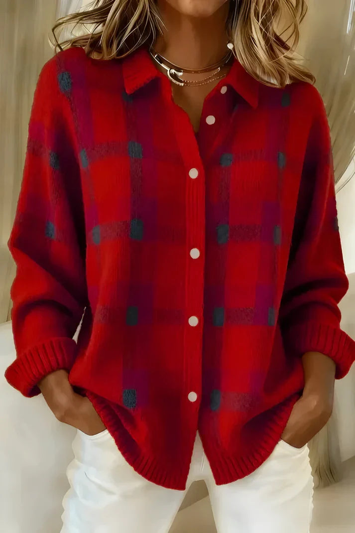 Button-Front Longline Cardigan