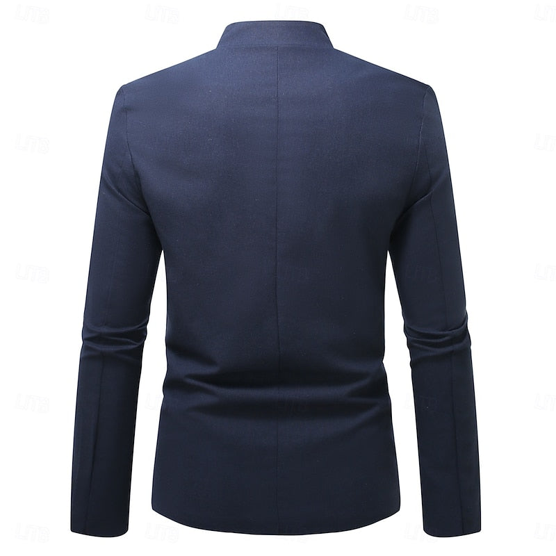 Mandarin-Collar Jacket
