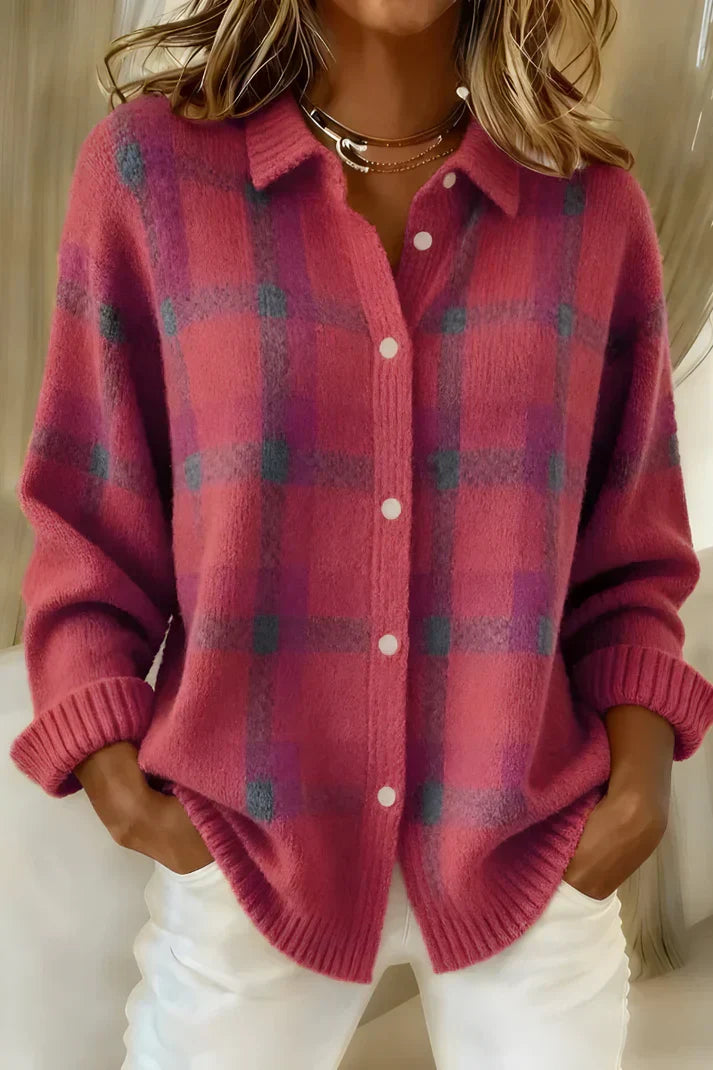 Button-Front Longline Cardigan