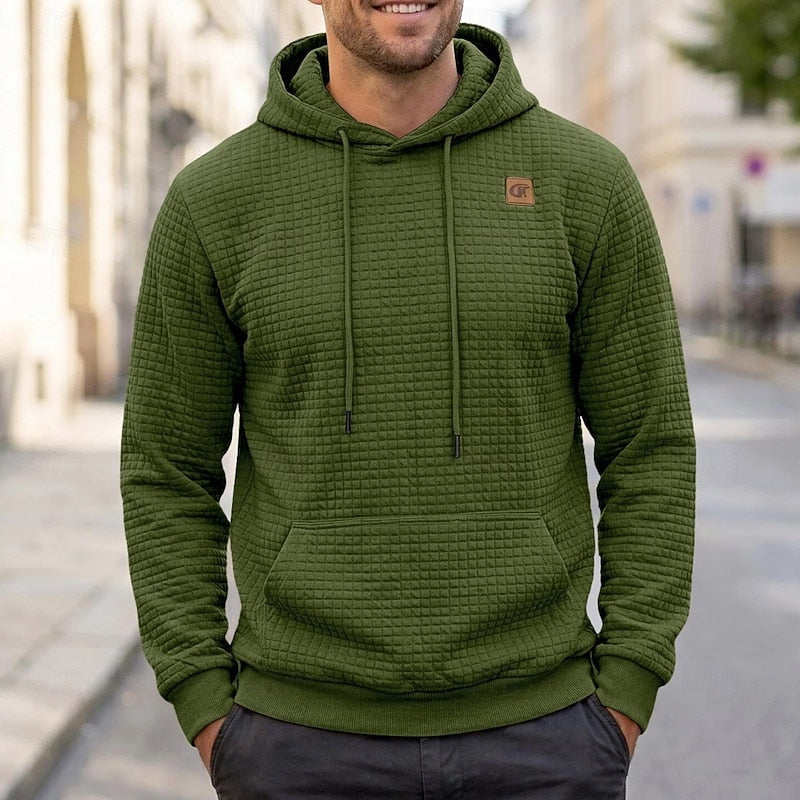 Textured Comfort Hoodie