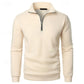 Quarter-Zip Stand-Collar Pullover