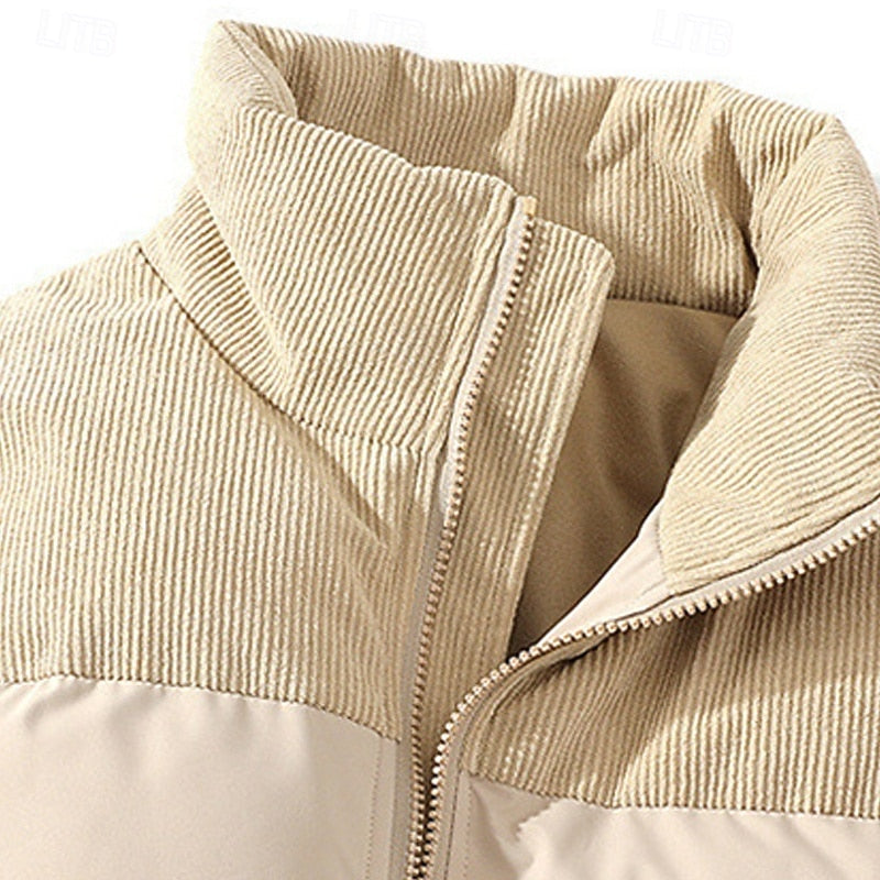 Insulated Stand-Collar Puffer Jacket
