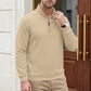 Textured Quarter-Zip Pullover
