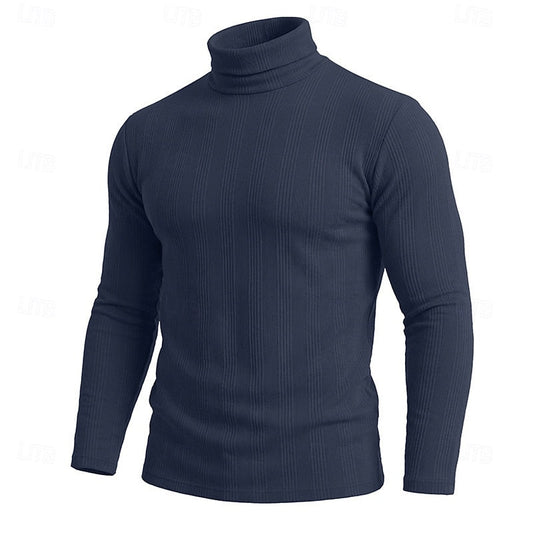 Textured Roll Neck Jumper
