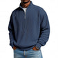 Ribbed Quarter-Zip Pullover