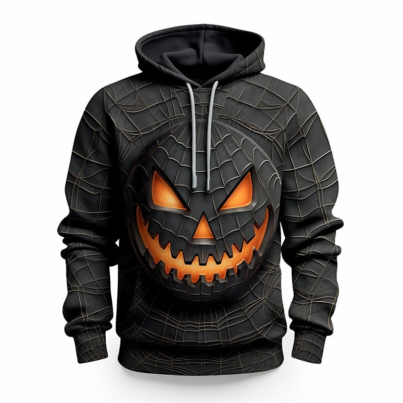 Halloween Graphic Hooded Sweatshirt
