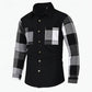 Modern Patchwork Shirt Jacket