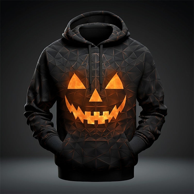 Halloween Graphic Hooded Sweatshirt