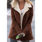 Sherpa-Lined Tailored Coat