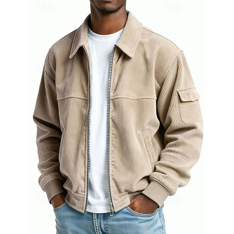 Ribbed Textured Jacket