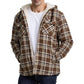 Hooded Check Overshirt