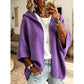 Hooded Open-Front Cardigan