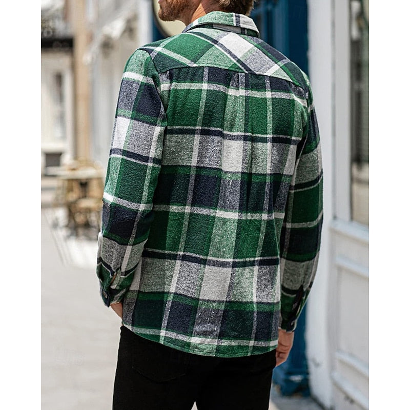 Checked Shirt Jacket