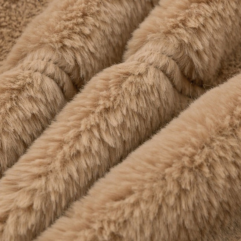 Plush Cropped Zip Jacket